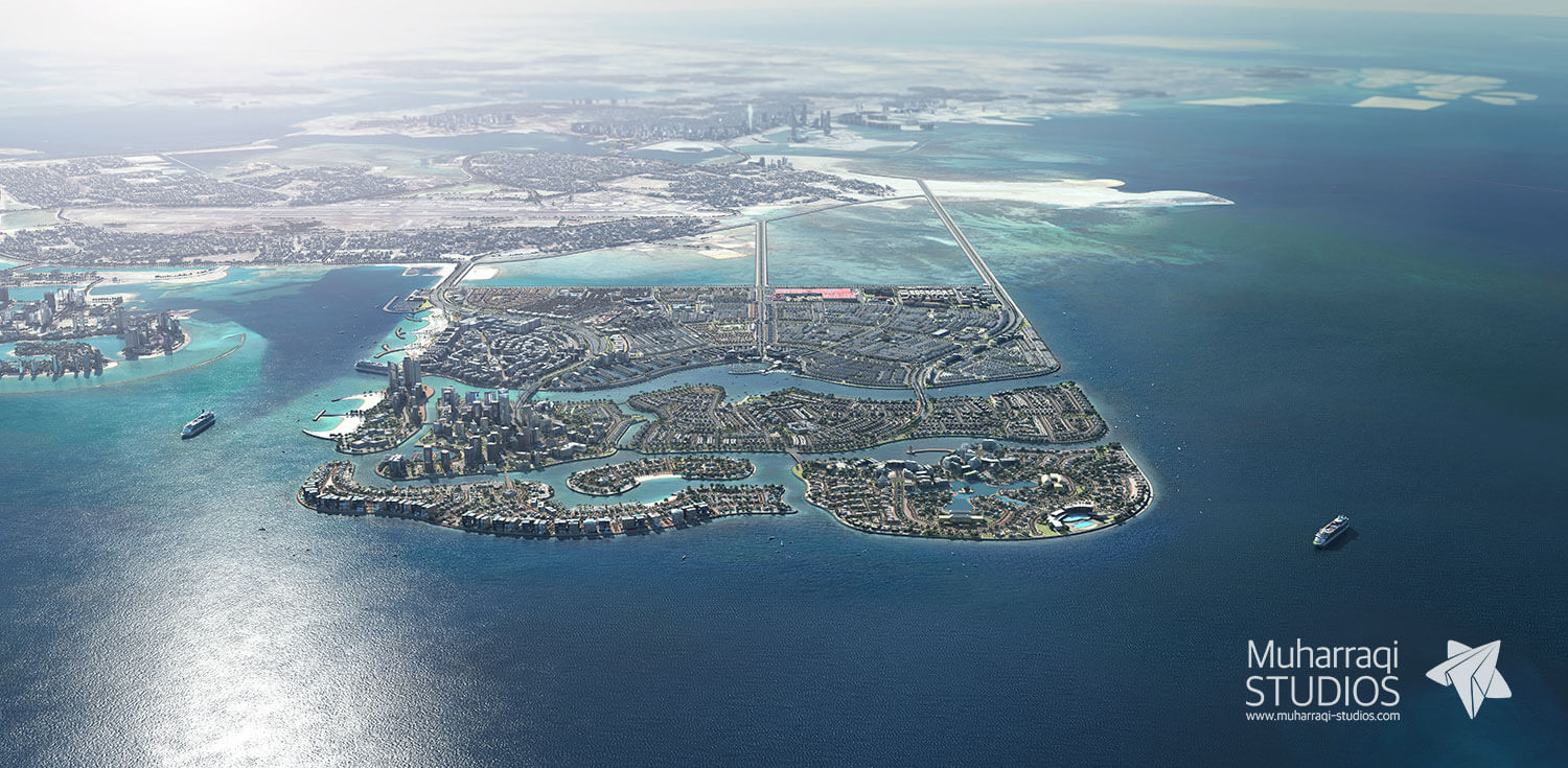 Diyar Al Muharraq promenade render
