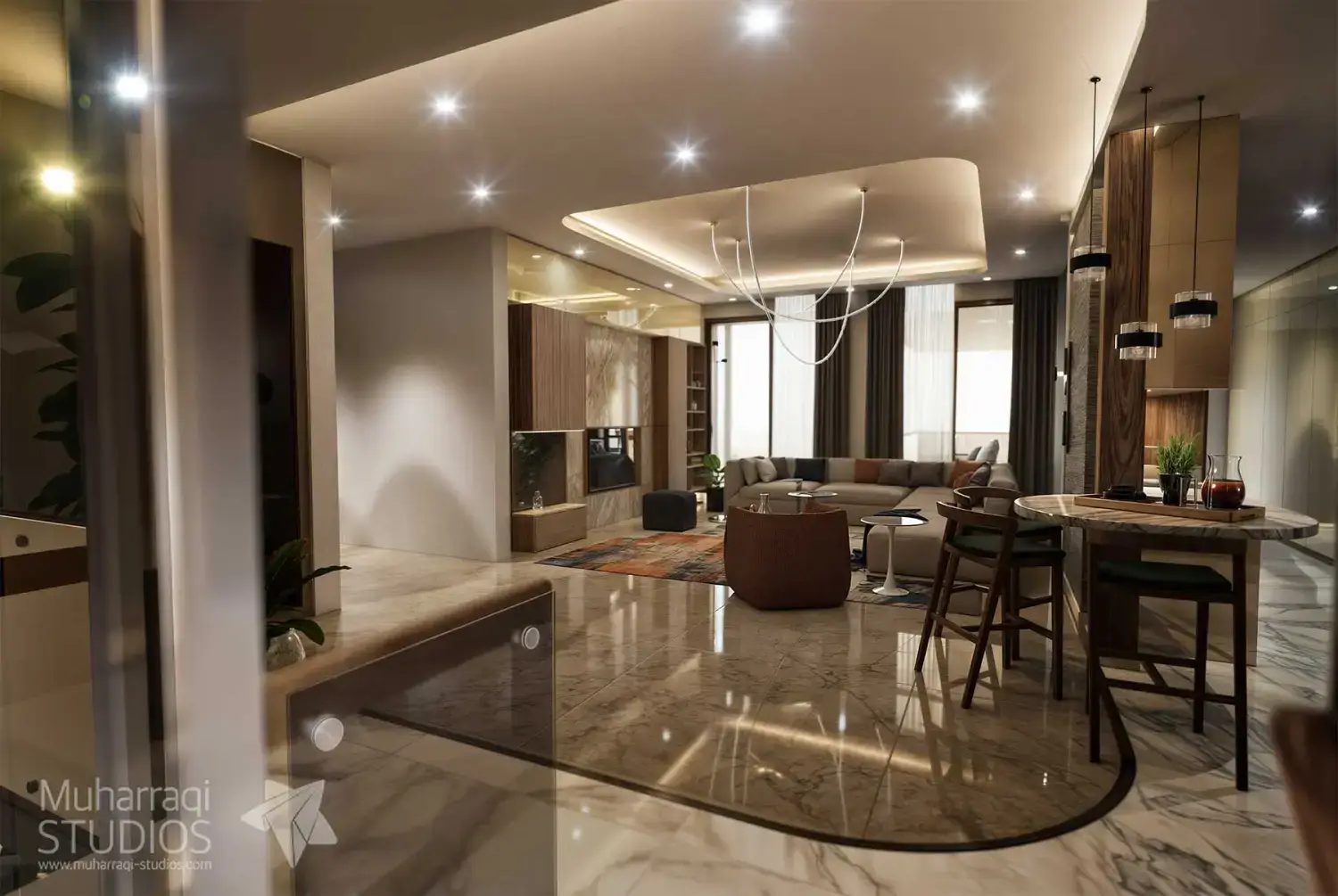 Durrat Al Bahrain villa kitchen